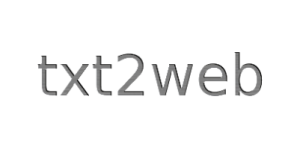 txt2web